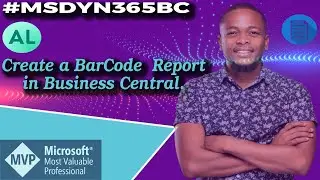 Create a BarCode Report in Business Central AL Programming.