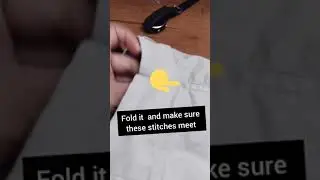 Easy no cutting downsizing jeans hack. 