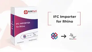 How to import IFC file inside Rhino | IFC Importer for Rhino Walkthrough Video