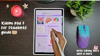 Xiaomi Pad 7 for Students 📝 note taking, best free apps, tips and demo