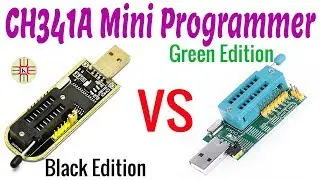 CH341A Mini USB Programmer Black Edition vs Green Edition with Schematic Diagram Guide in Urdu/Hindi