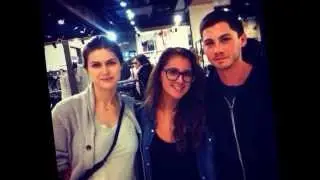 Alexandra Daddario and Logan Lerman- 2013