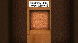 Minecraft 3+ Floor Designs⚒️(part 4) #shorts