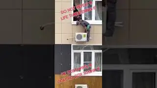 Монтаж наружного блока кондиционера Не повторять!