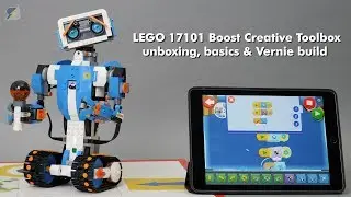 LEGO 17101 Boost Creative Toolbox - unboxing, basics & Vernie build