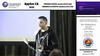 Owning the cloud through SSRF and PDF Generators - Ben Sadeghipour and Chris Holt