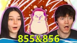 KATAKURI FACE REVEAL!!! HE LIKES DOUGHNUTS? 👒 One Piece Ep 855 & 856 REACTION & REVIEW