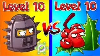 Free vs Premium Plants vs Zombies 2 Endurian vs Holly Barriel Level 10 Compare PVZ 2 Primal