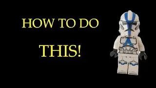 How to put a LEGO Minifigure together! (And take it apart!)