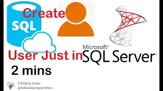 Create SQL Server User