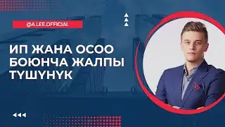 Ар бир ишкердин билиши керек болгон маалыматтар - ИП жана ОсОО жалпы таанышуу - Мистер Ли