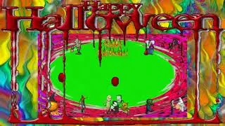 HALLOWEEN FRAME GREEN SCREEN EFFECT 1040