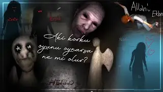 Aki korku oyunları oynarsa ne mi olur?//komik derme//roblox - the ghost - seven7