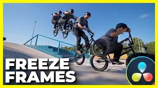 How to do the FREEZE FRAME Effect in Davinci Resolve Studio