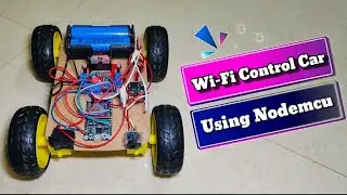 Build a WiFi Controlled RC Car Using NodeMCU ESP8266 & Blynk IoT | Full Tutorial, Circuit & Code