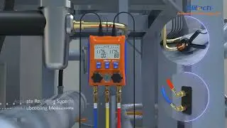 Elitech LMG-10 Refrigeration Digital Manifold Gauge Set | High-Precision HVAC TOOLS