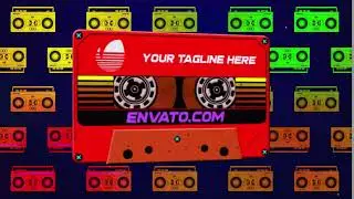 Cassette Logo Reveal | After Effects Project Files - Videohive template