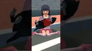 KUCING MIO MATI TERTABRAK MOBIL KASIHAN YA #dramasakuraschollsimulator #shorts