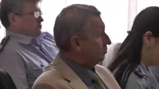 Вручение нагрудного знака Геннадию Колосову