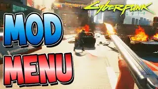 THE FIRST MOD MENU ON CYBERPUNK 2077 but it runs like ps4