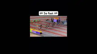 Unbelievable speed over 60m sprint #Shorts #FYP #GoViral #Athletics