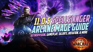11.0.5 Spellslinger Arcane Mage Guide | ST & AOE Rotation, Talents, Gear, Advanced, and more