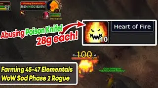 Easy Gold Farm SoD Phase 2 Solo Rogue | WoW Season of Discovery Phase 2