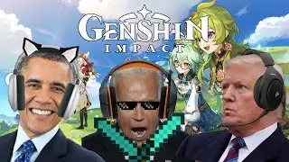Presidents play Genshin Impact