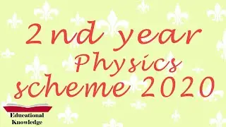 2nd year Physics paper scheme 2020 | 2nd year Physics paper scheme