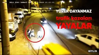 Yayaların Karıştığı Yürek Hoplatan Trafik Kazaları