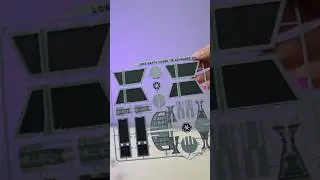I 3D Printed a Kit Card of Darth Vader‘s TIE Advanced X1 #starwars #maythe4thbewithyou #asmr