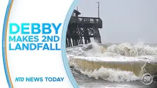 Tropical Storm Debby Makes 2nd Landfall; 7.1 Earthquake Hits Japan; Terror Attack Foiled | NTD
