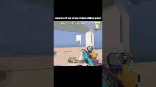 Bgmi Pubg Mobile Apartment tpp to fpp switch setting guide #shorts #tipsandtricks