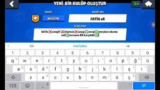 kulüb açtım herkesi bekleriz adı FATİH eR