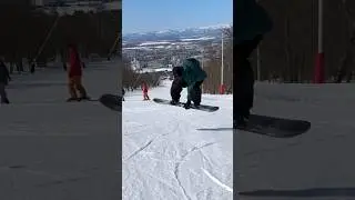 флэт фристайл на сноуборде flat freestyle snowboard butter groundtrick #snowboarding #groundtrick