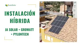 Instalación fotovoltaica kit solar hibrido JA Solar