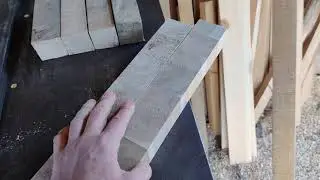 Мебельный щит без фуганка и рейсмуса.