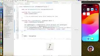 iOS Login screen with Tab Bar Controllers