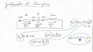 09E.1 gedämpfter elektrischer Schwingkreis; Differentialgleichung