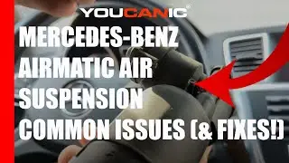 Mercedes-Benz AirMatic Air Suspension Malfunction Common Problems - Up Arrow - Car Lowered Dropped
