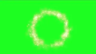 Gold smoke circle green screen effect | green screen videos