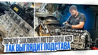 Будни #21 Почему заклинил мотор BMW N57?  Как выглядит подстава.#hellcar #bmw #n57 #paveldovzenko