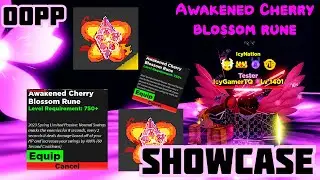 Roblox RPG Simulator | Awakened Cherry Blossom Rune | Showcase!!