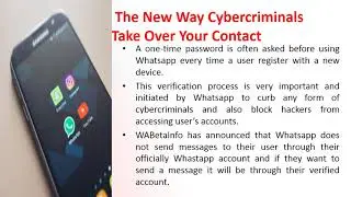 Be Aware Of New Whatsapp Scam by Cybercriminals with Mayur Rele