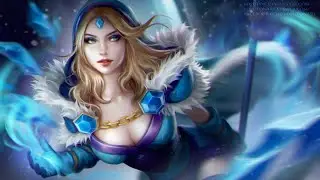 Crystal maiden Dota 2.Как играть?