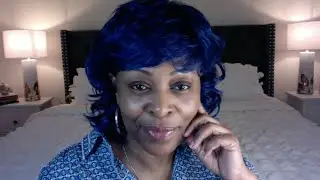 $15 OUTRE WIGPOP RASHIDA BLUE MOON 12' SYNTHETIC FULL CAP WIG BOLD DATE NIGHT CLUB VIBRANT LAYERED