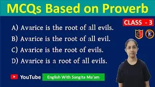 MCQs Based on Proverb ||  English With Sangita Ma'am ||