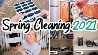 SPRING CLEANING, DECLUTTER, & ORGANIZATION | CLEAN WITH ME 2021