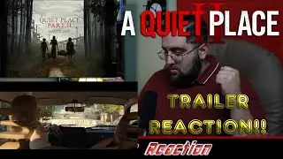 A Quiet Place Part 2 - Trailer Reaction!!