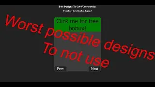 How to create the worst possible website design?